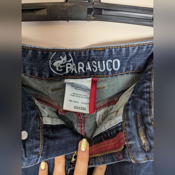 Parasuco Yoshi Fit Straight Leg Jeans – Size 32 Hemmed - Picture 5 of 12